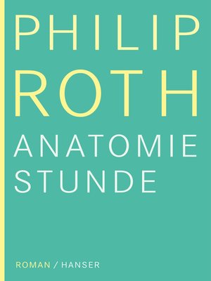 cover image of Die Anatomiestunde